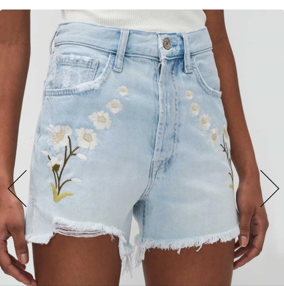 7 For All Mankind Pants - 7 For All Mankind Easy Ruby Cut off Shorts